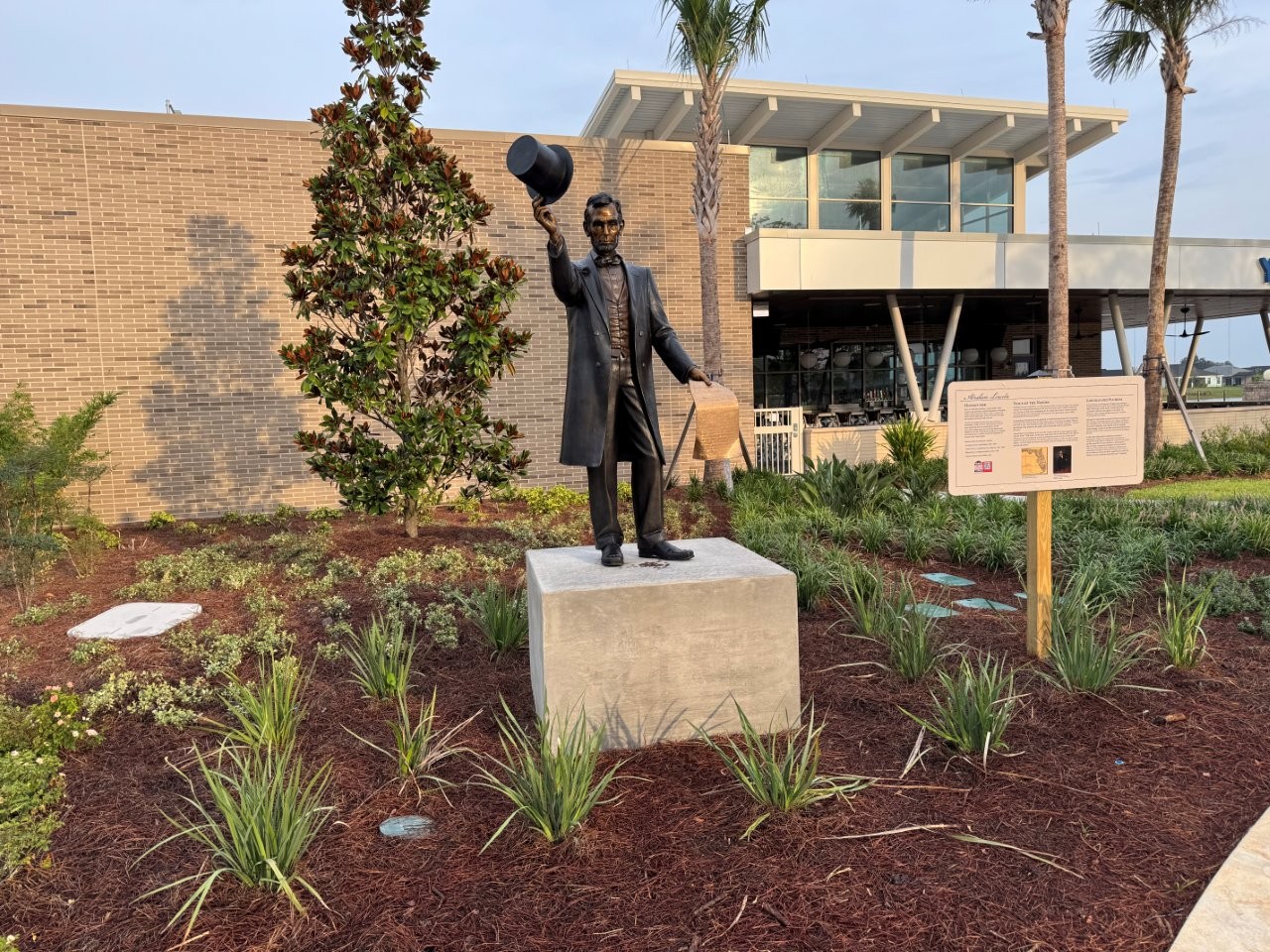 Abraham Lincoln sculpture in the Villages in Wildwood, Florida