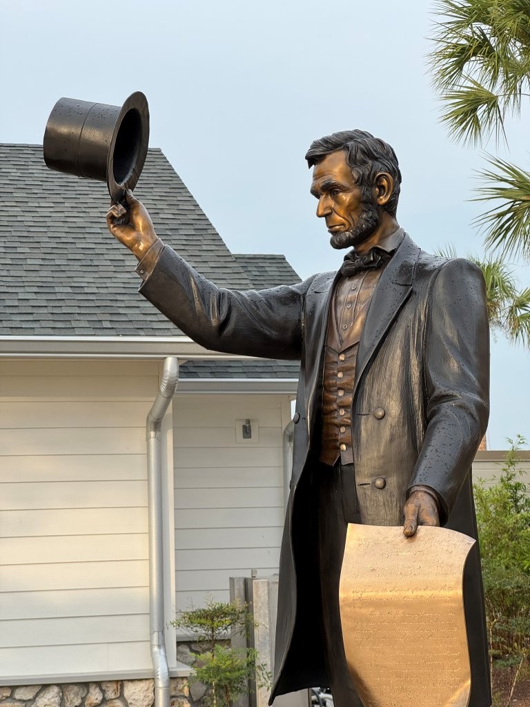 Abraham Lincoln statue at the Eastport Development in the Villages