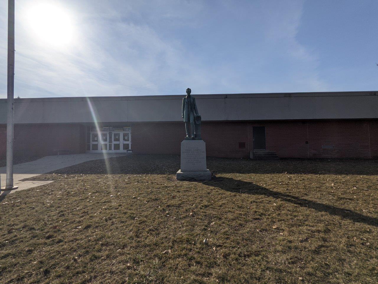 Abraham Lincoln statue Webster City Iowa