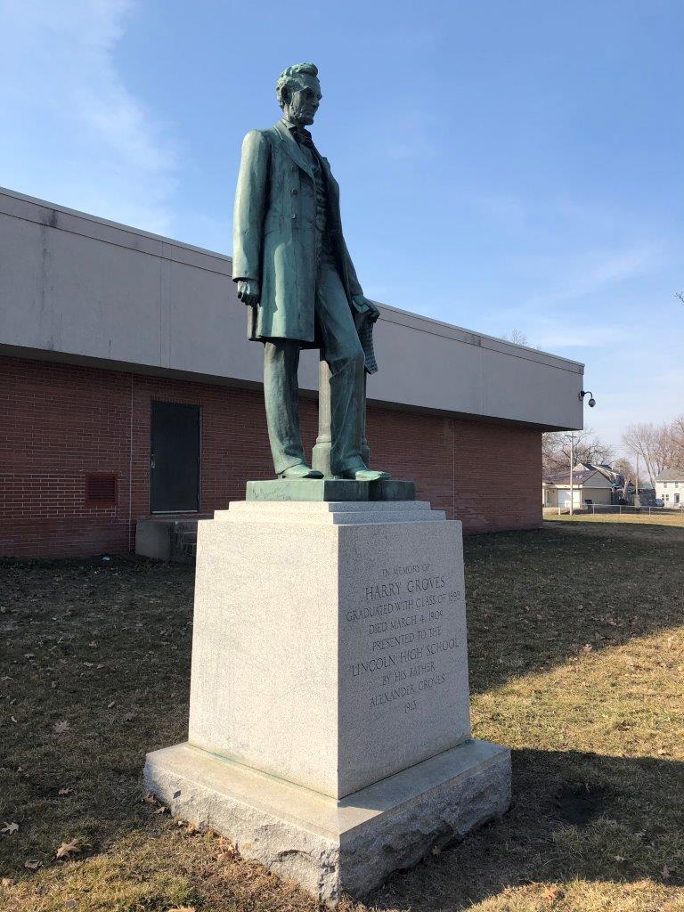 Abraham Lincoln statue Webster City Iowa