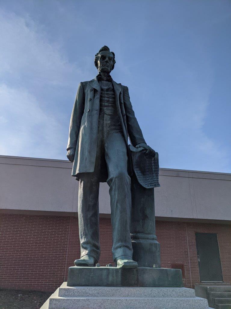 Abraham Lincoln statue Webster City Iowa