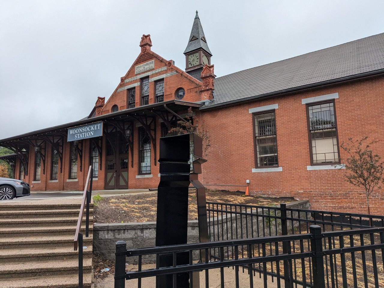 Abraham Lincoln sculpture in Woonsocket, Rhode Island