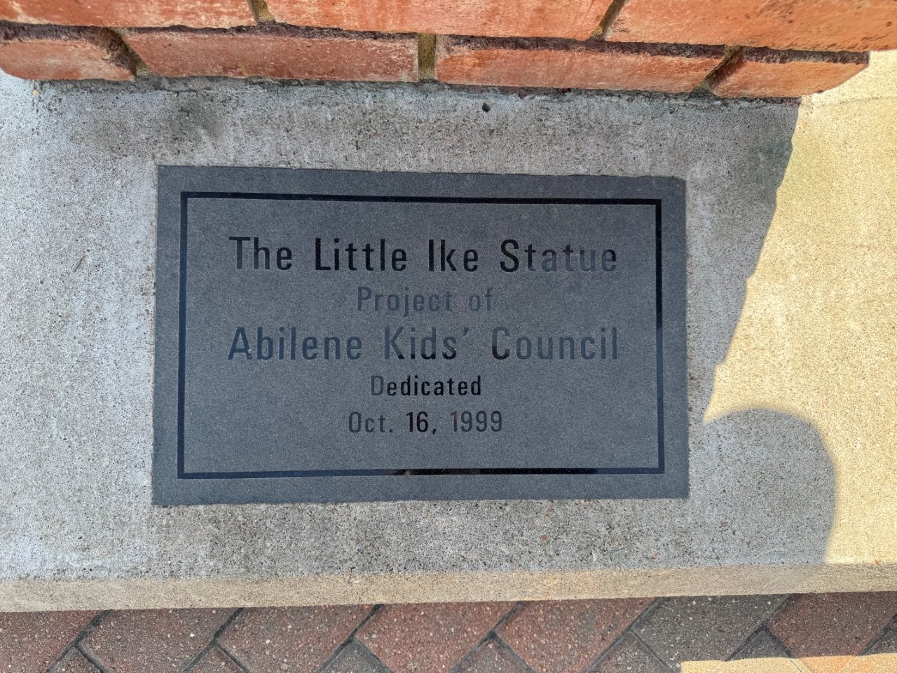 Little Ike Statue in Abilene, Kansas