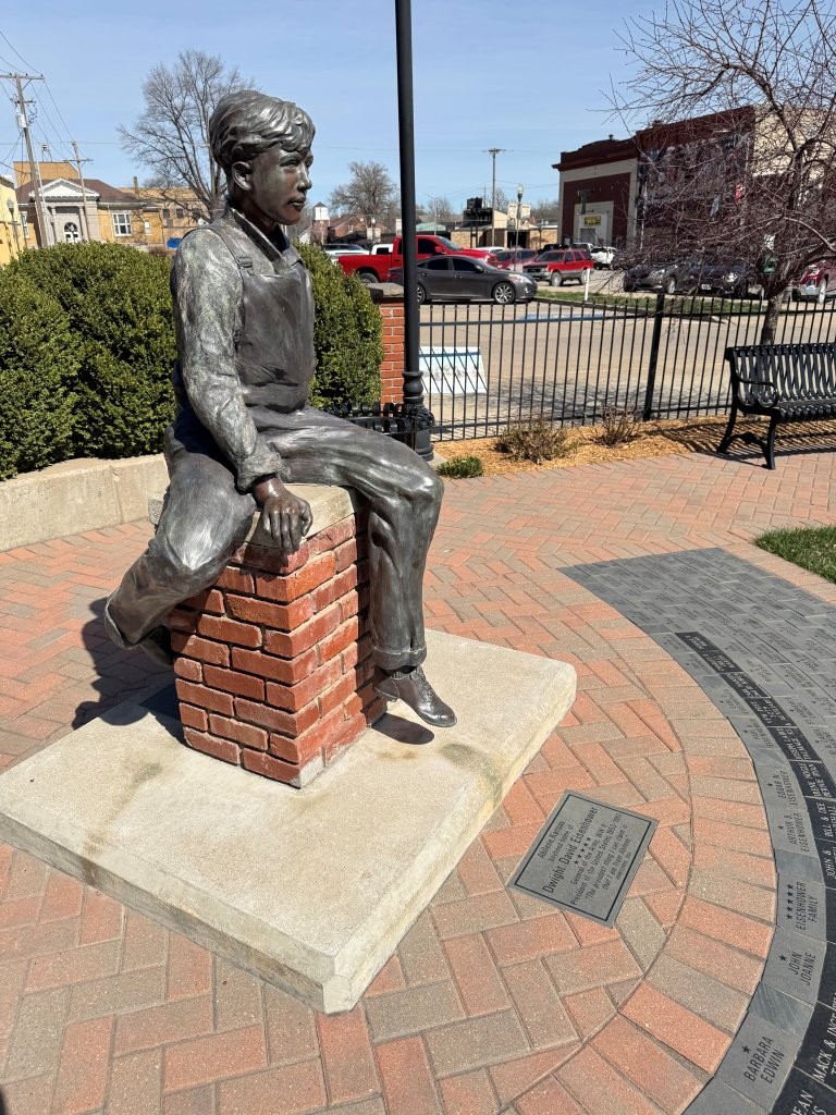 Little Ike Statue in Abilene, Kansas
