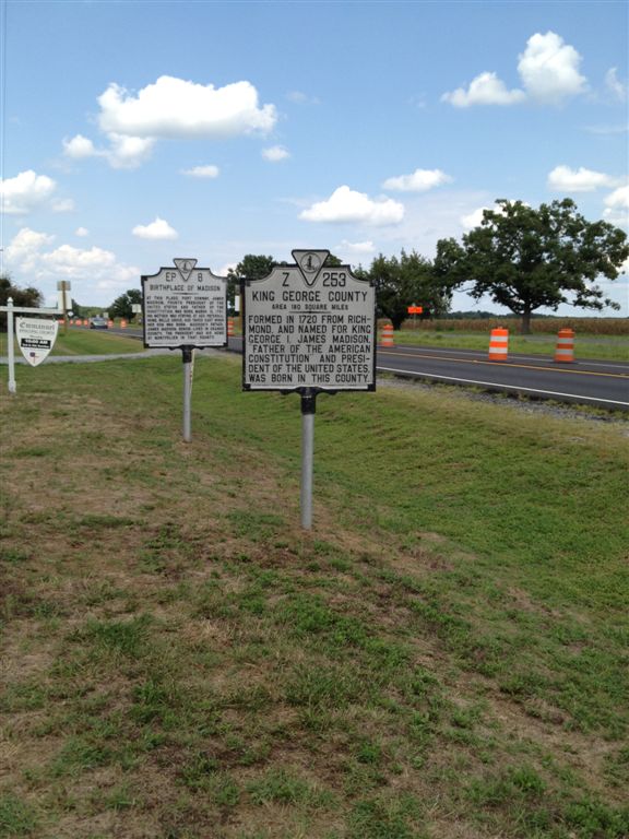 James Madison birthplace