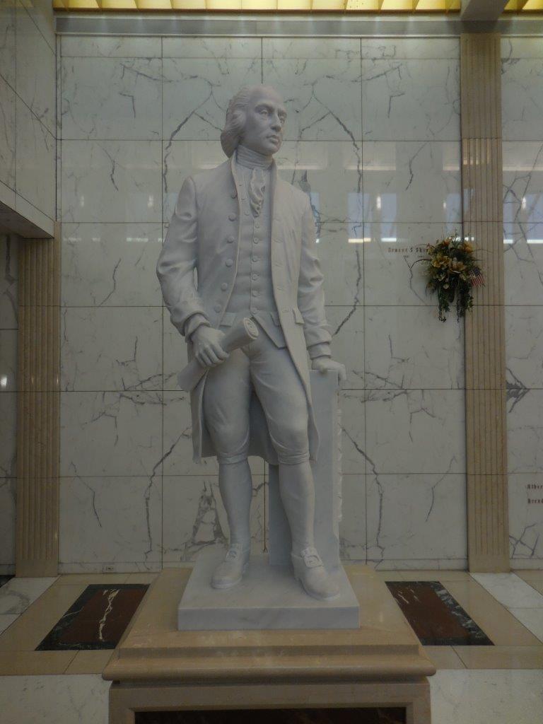 James Madison mausoleum statue in ft worth texas