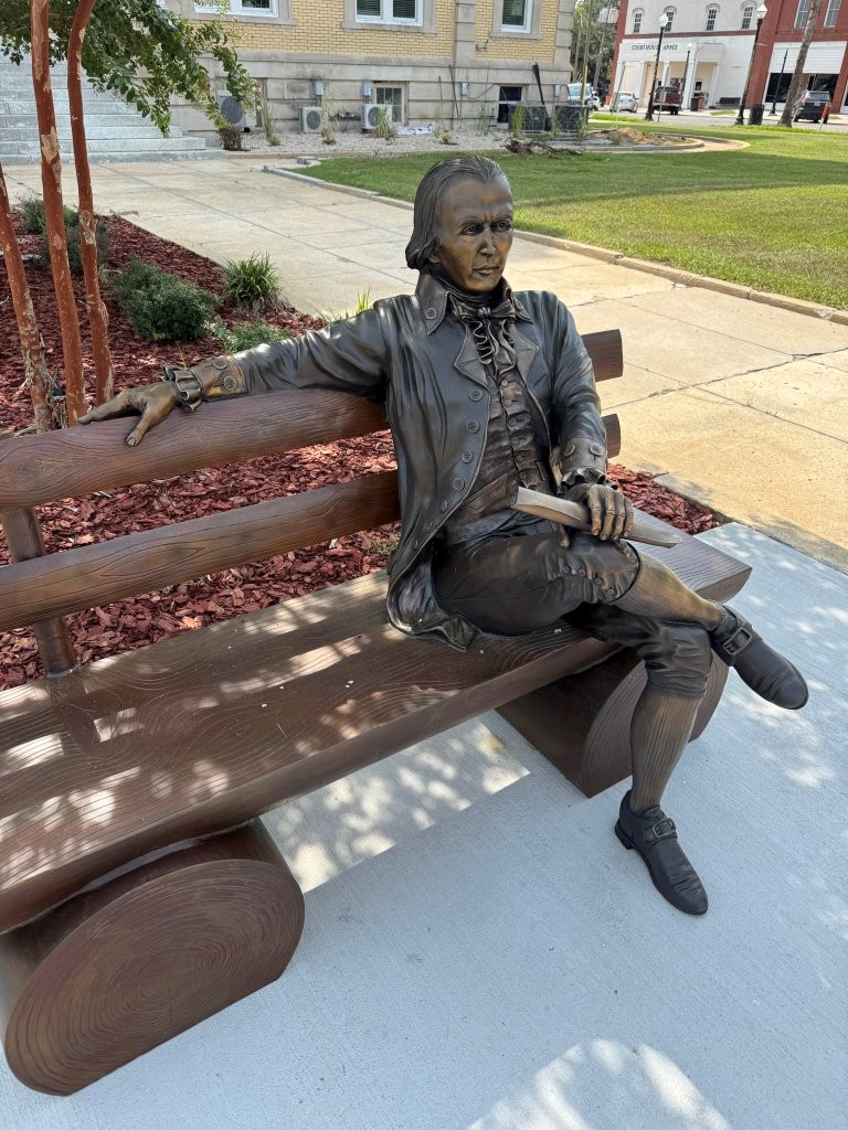 James Madison statue in Madison, Florida