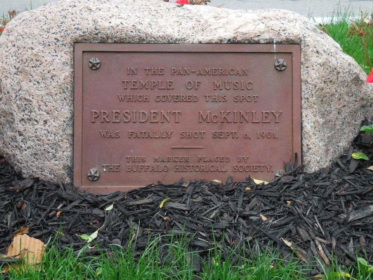 William McKinley assassination site memorial in Buffalo