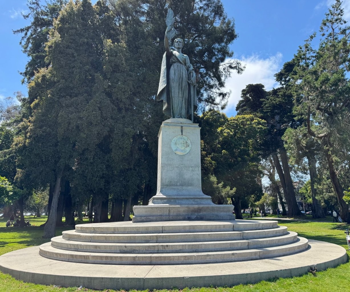 William McKinley monument in San Francisco, California