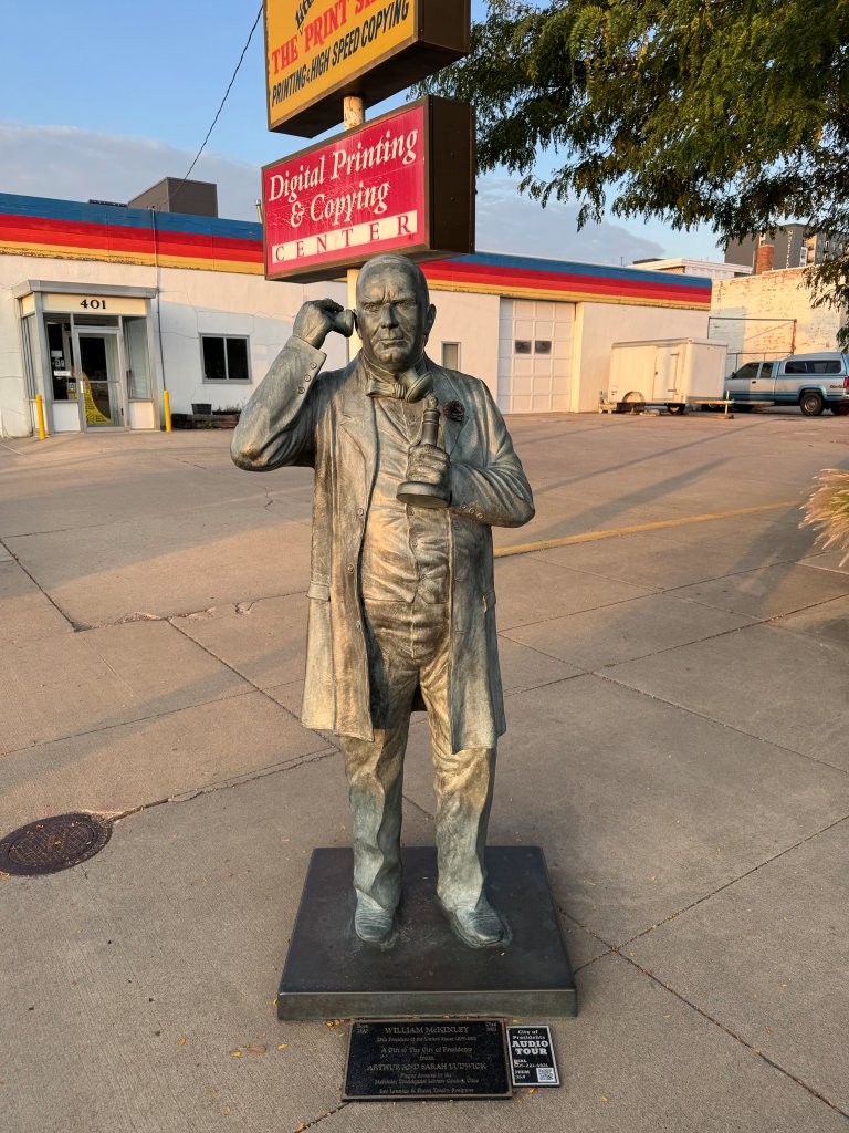 William McKinley memorial in Rapid City, South Dakota