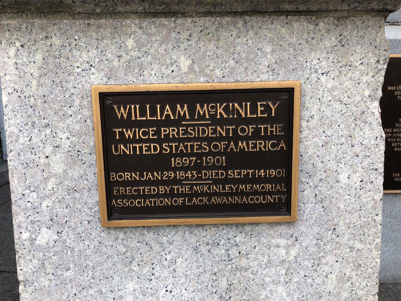 photo of William McKinley Bust in Scranton, PA