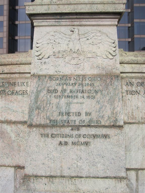 McKinley statue at the Ohio State Capitol