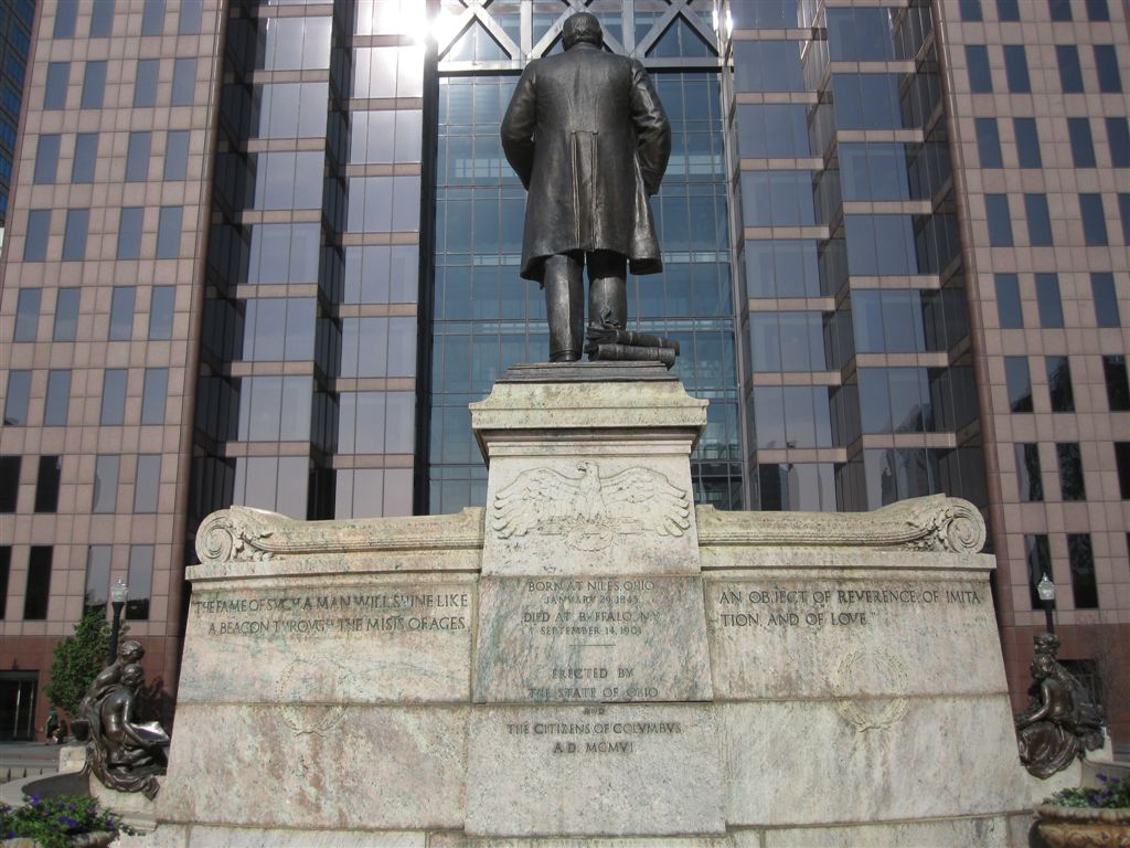McKinley statue at the Ohio State Capitol