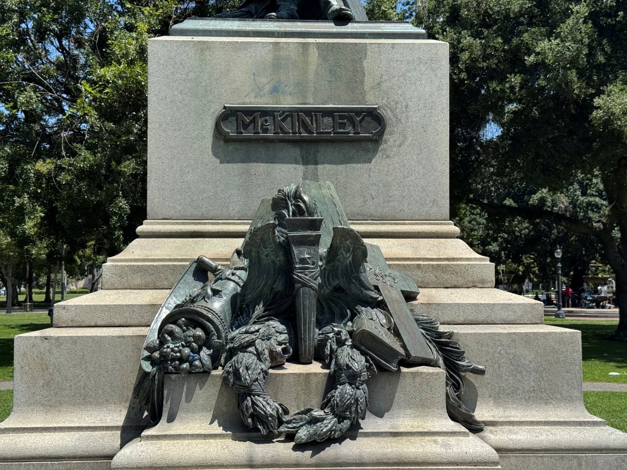 William McKinley monument in San Jose
