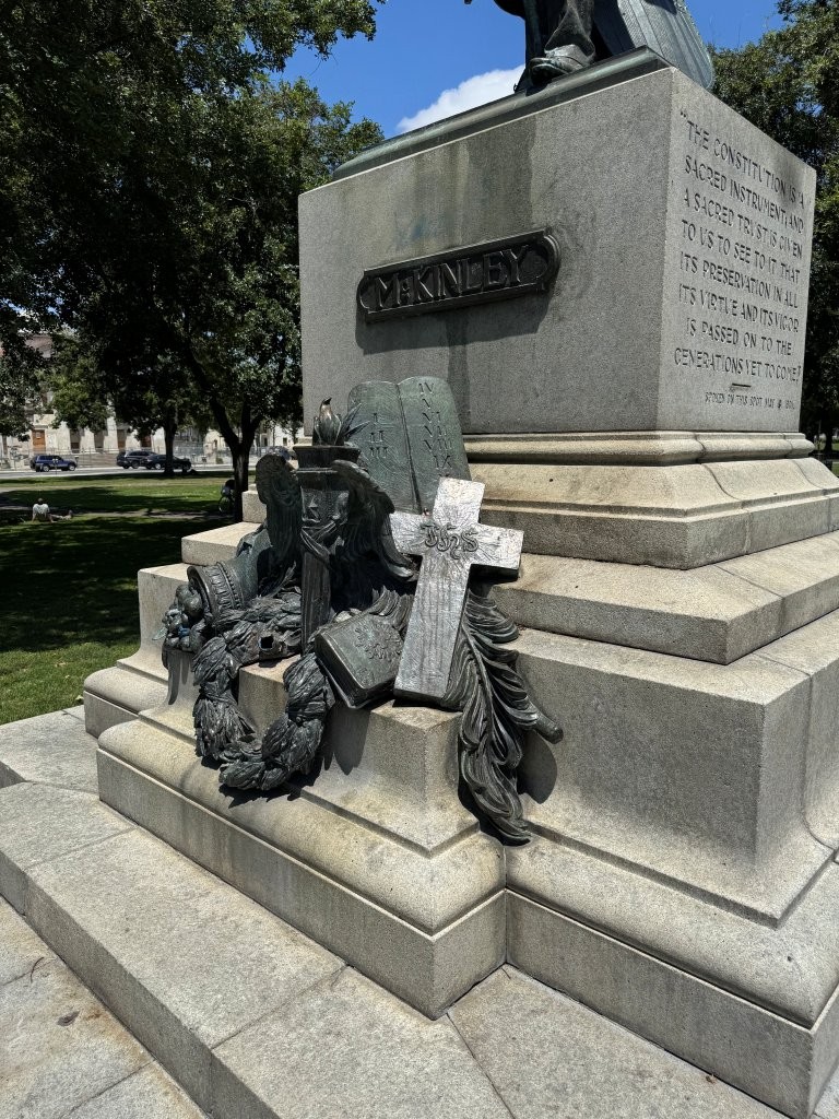 William McKinley statue in San Jose, California