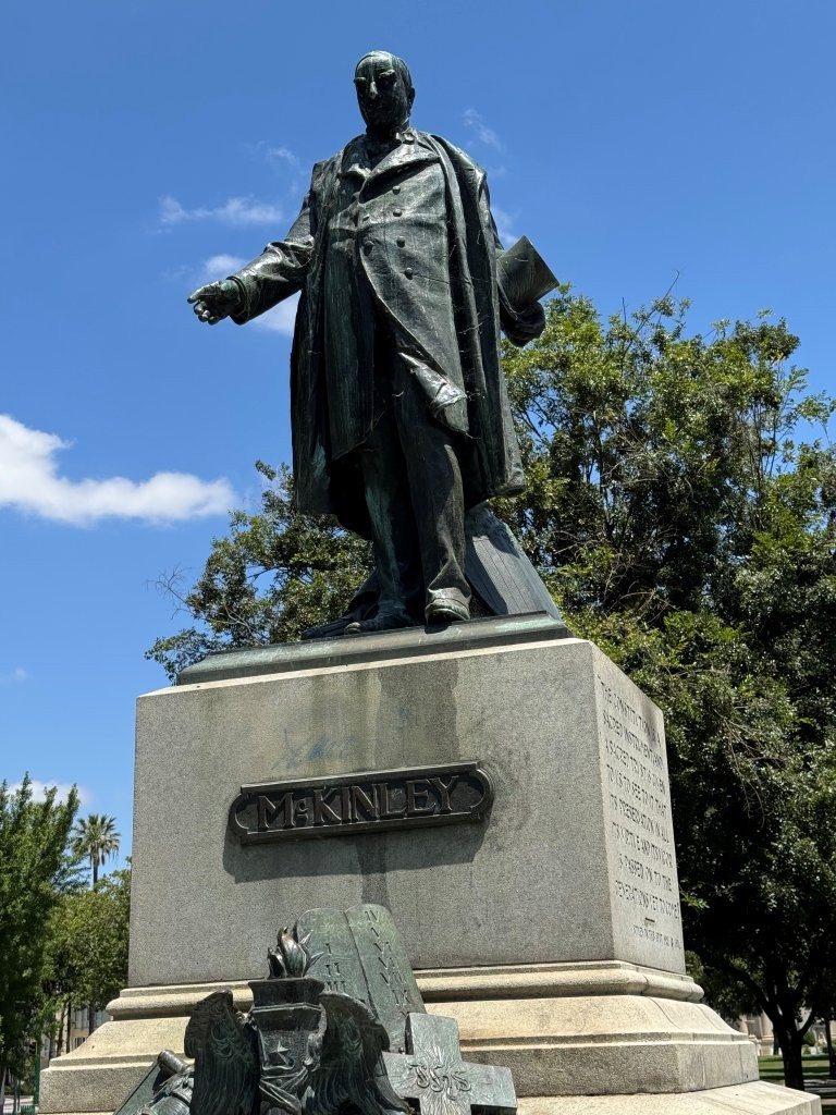 William McKinley memorial in San Jose, California