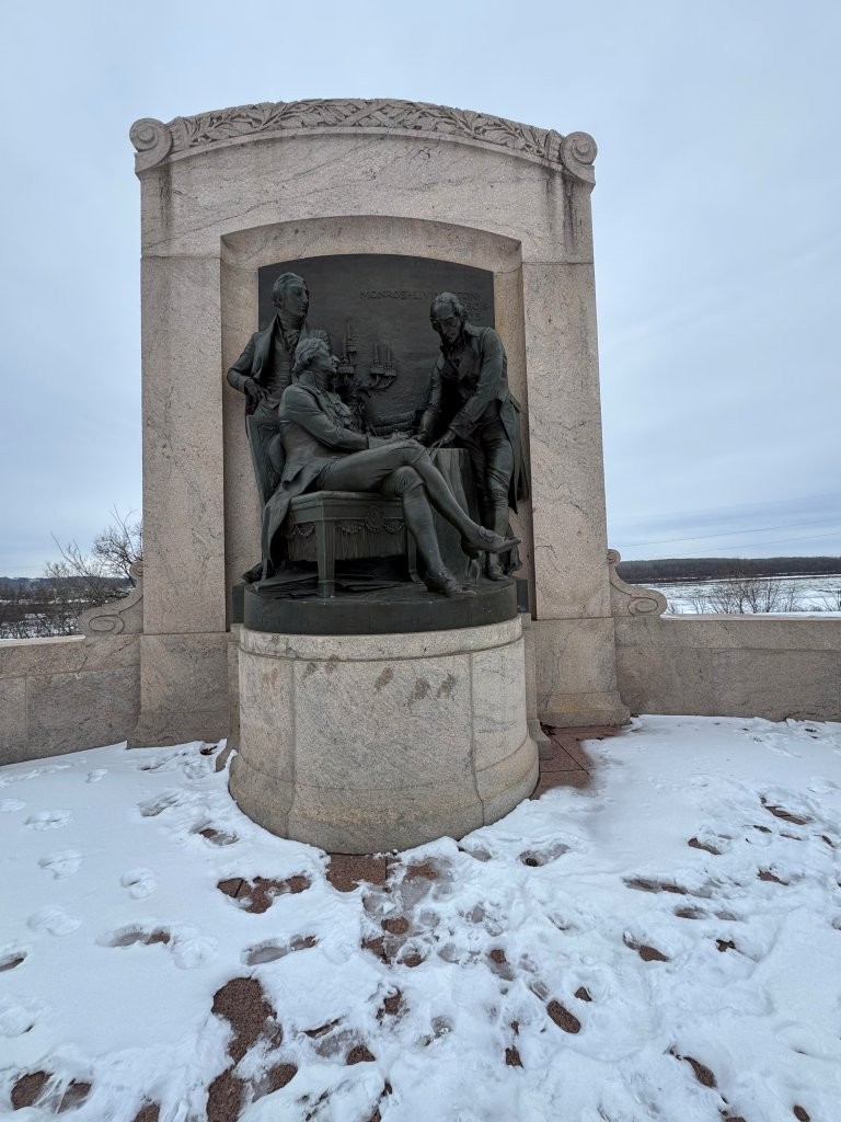 James Monroe statue at Missouri State Capitol in Jefferson City