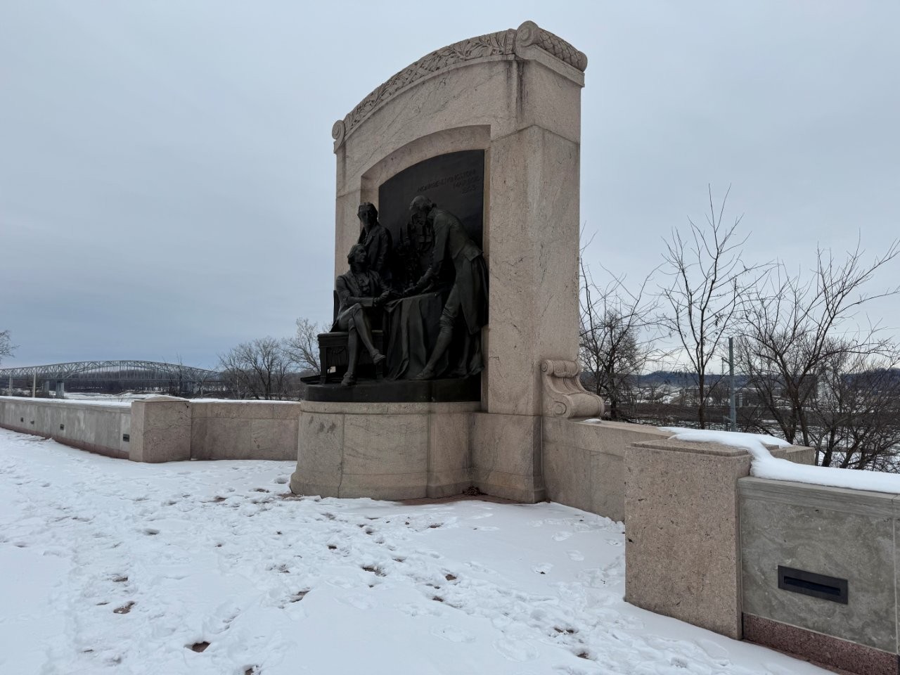 James Monroe monument at Missouri State Capitol in Jefferson City