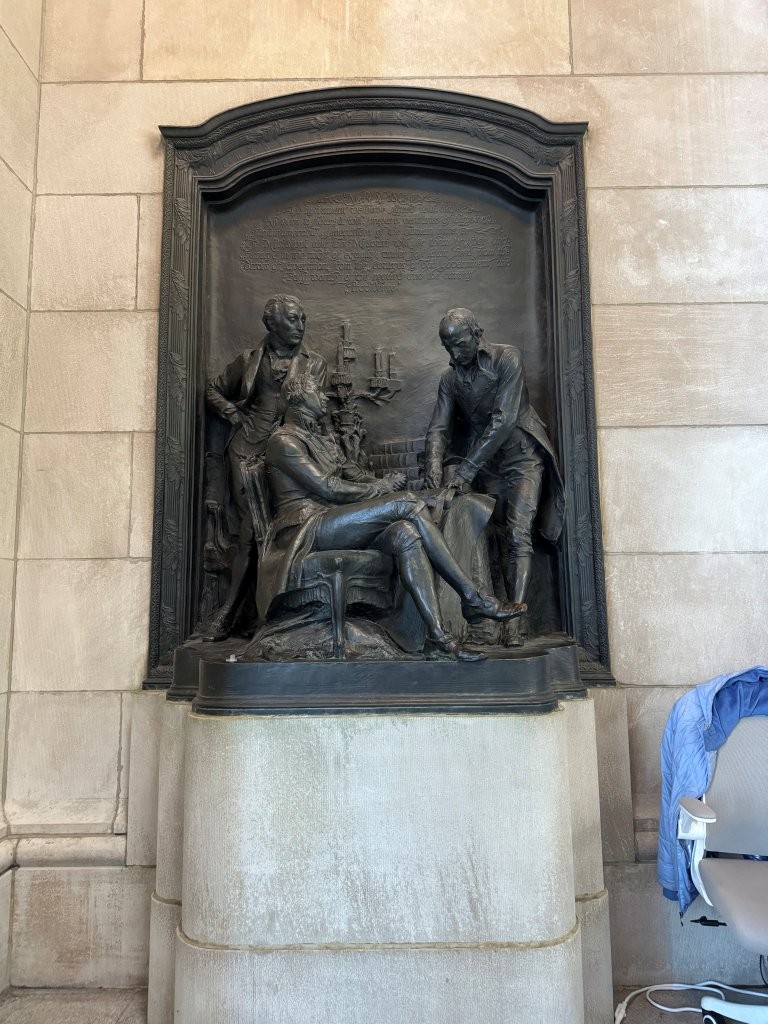 James Monroe statue at Missouri History Museum in St. Louis