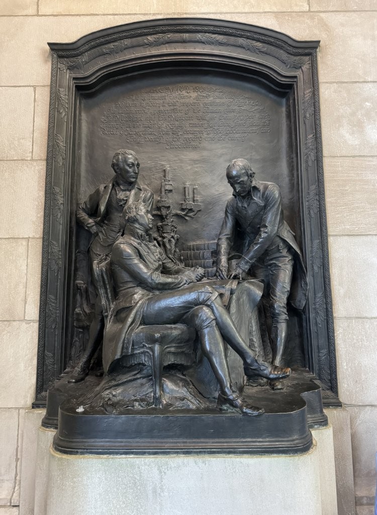 James Monroe monument at Missouri History Museum in St. Louis