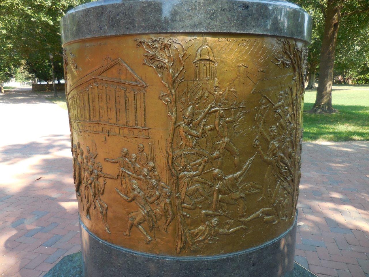 James Monroe statue at the College of William and Mary