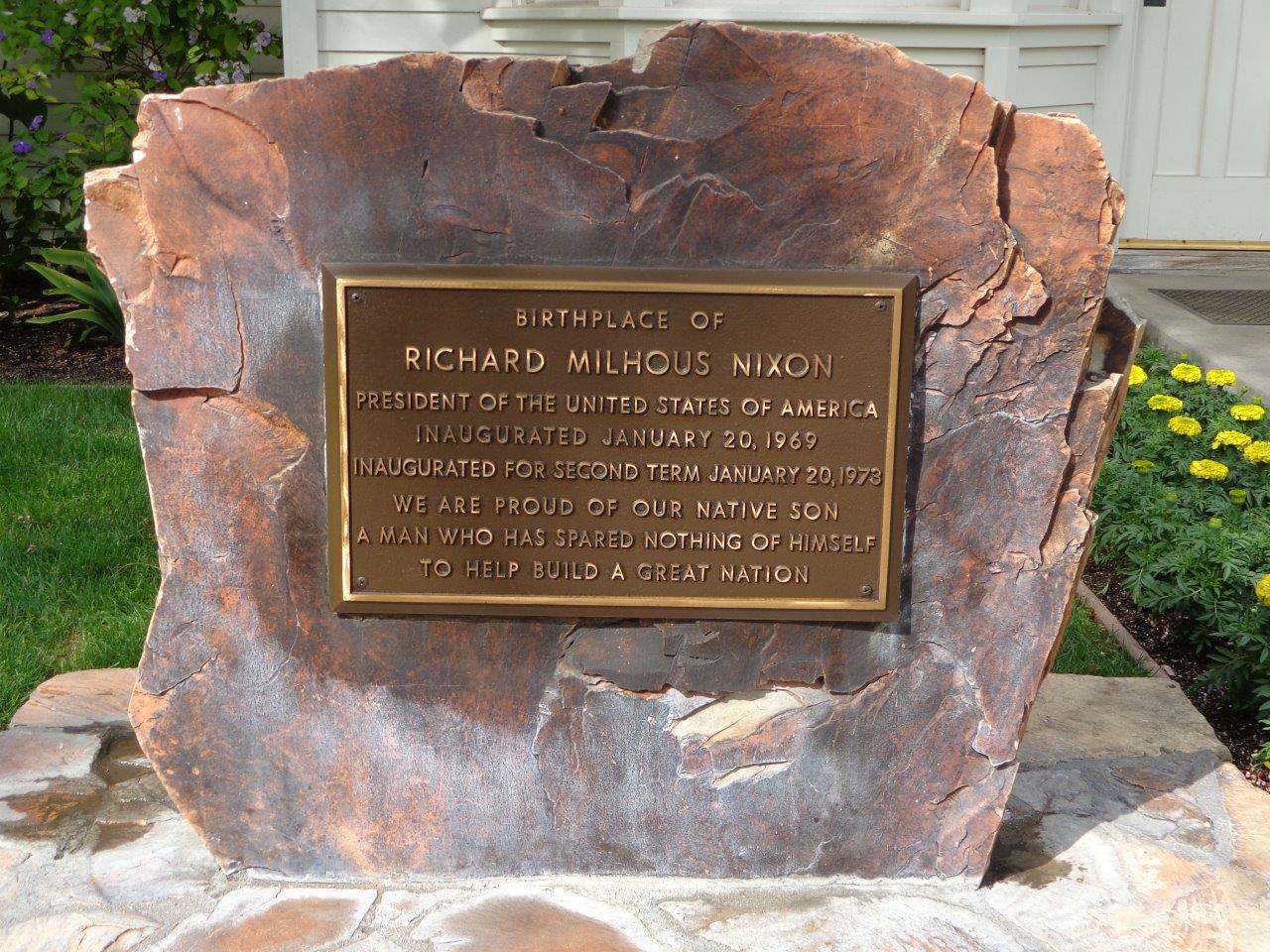 Richard Nixon birthplace historical marker