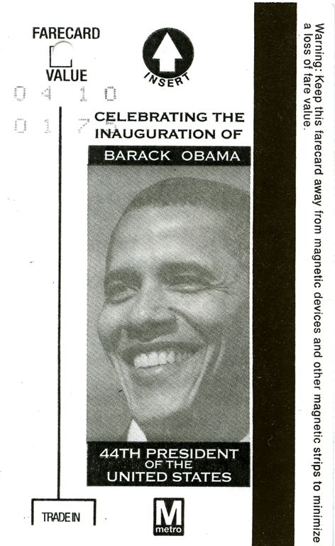 Obama subway ticket
