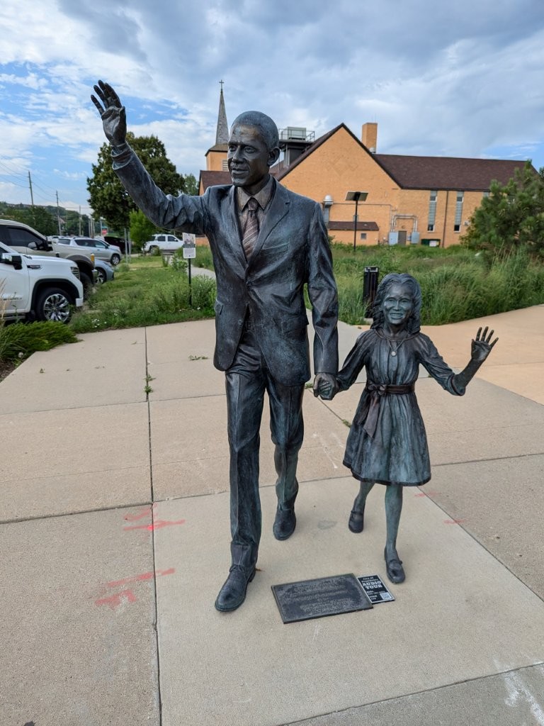 Barack Obama statue in Rapid City, South Dakota