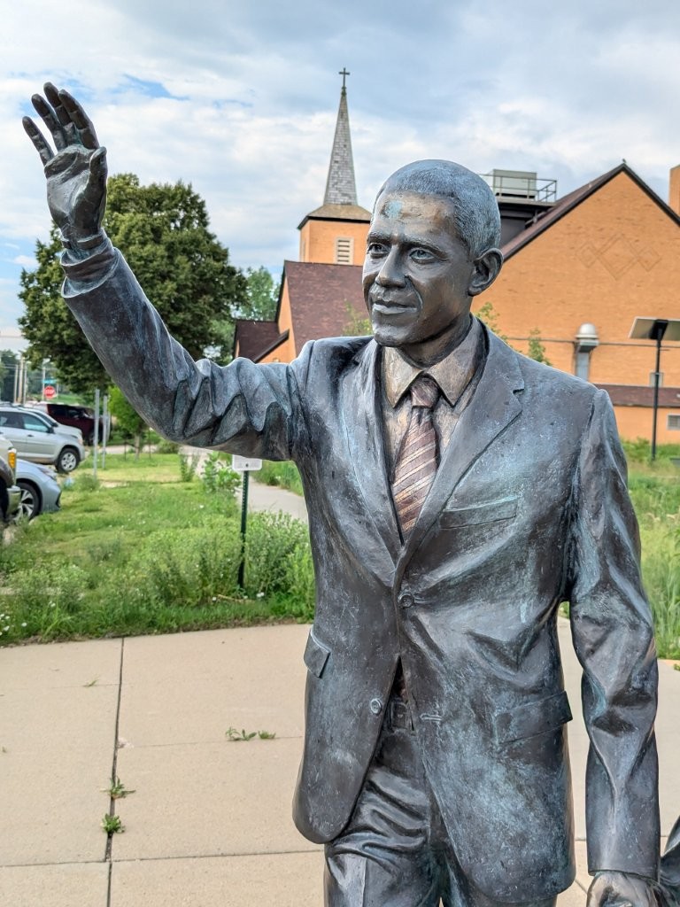 Barack Obama statue in Rapid City, South Dakota