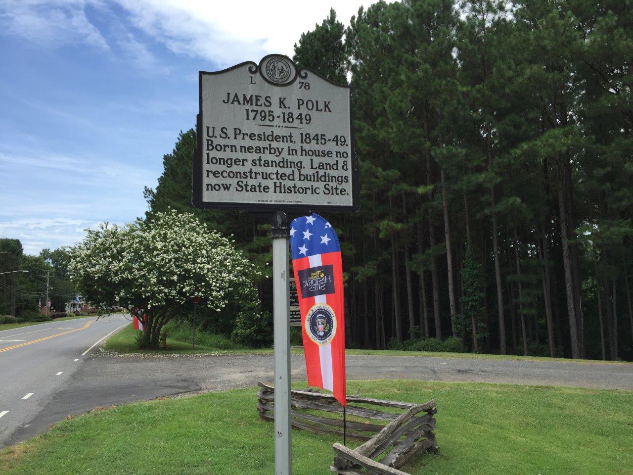 James Polk birthplace - Mecklenburg County, North Carolina