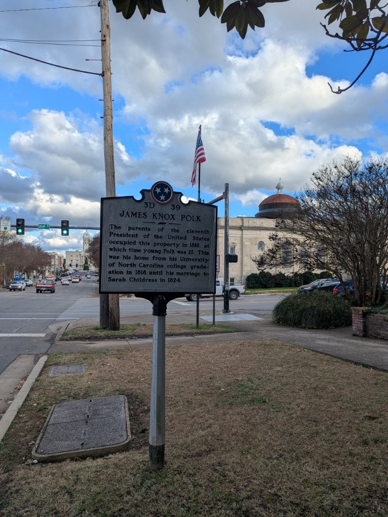 James K. Polk home in Columbia, Tennessee