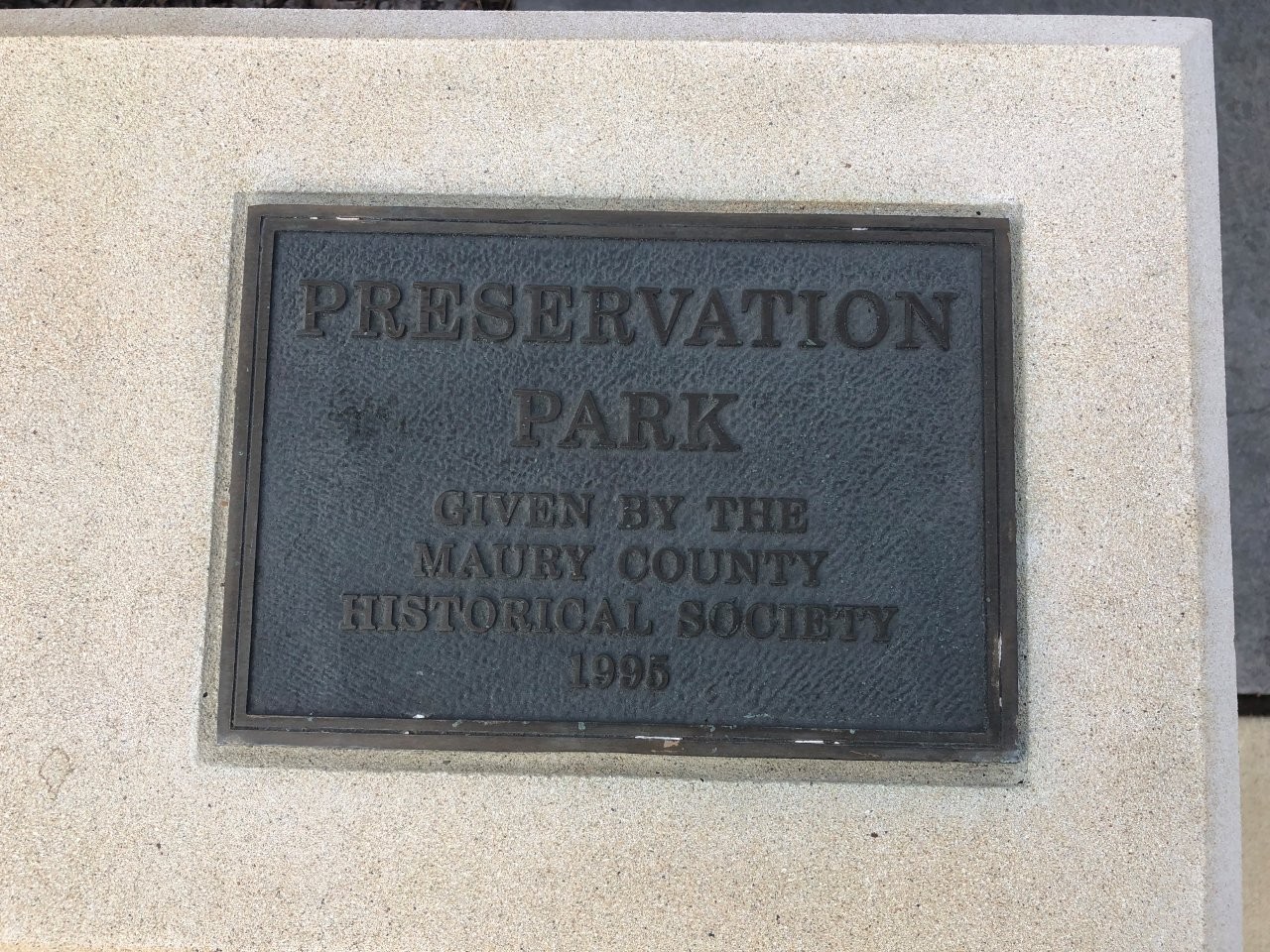 James Polk Statue in Columbia, Tennessee