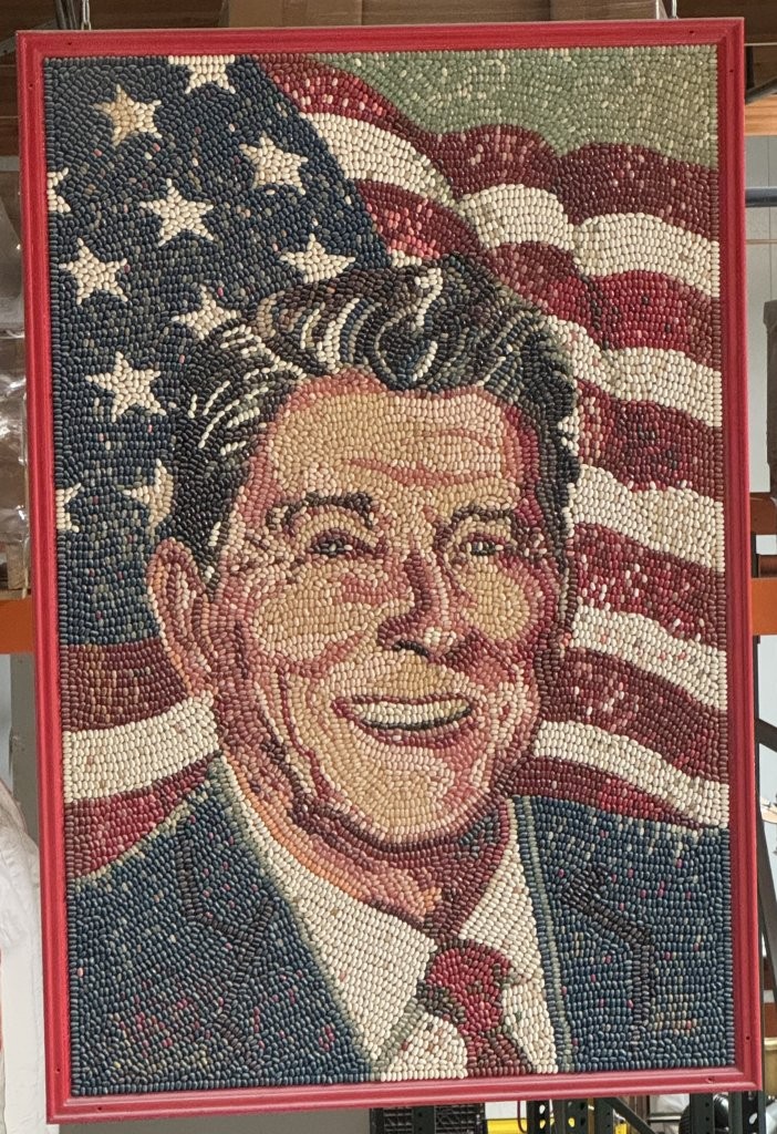 Ronald Reagan Jelly Bean portrait