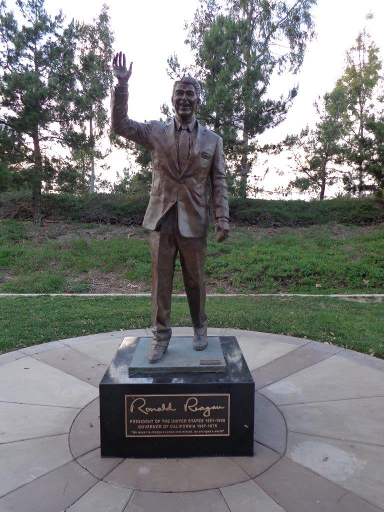 Reagan Statue in Newport Beach, California