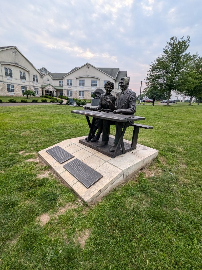 Ronald Reagan potato pancake memorial in Pennsylvania