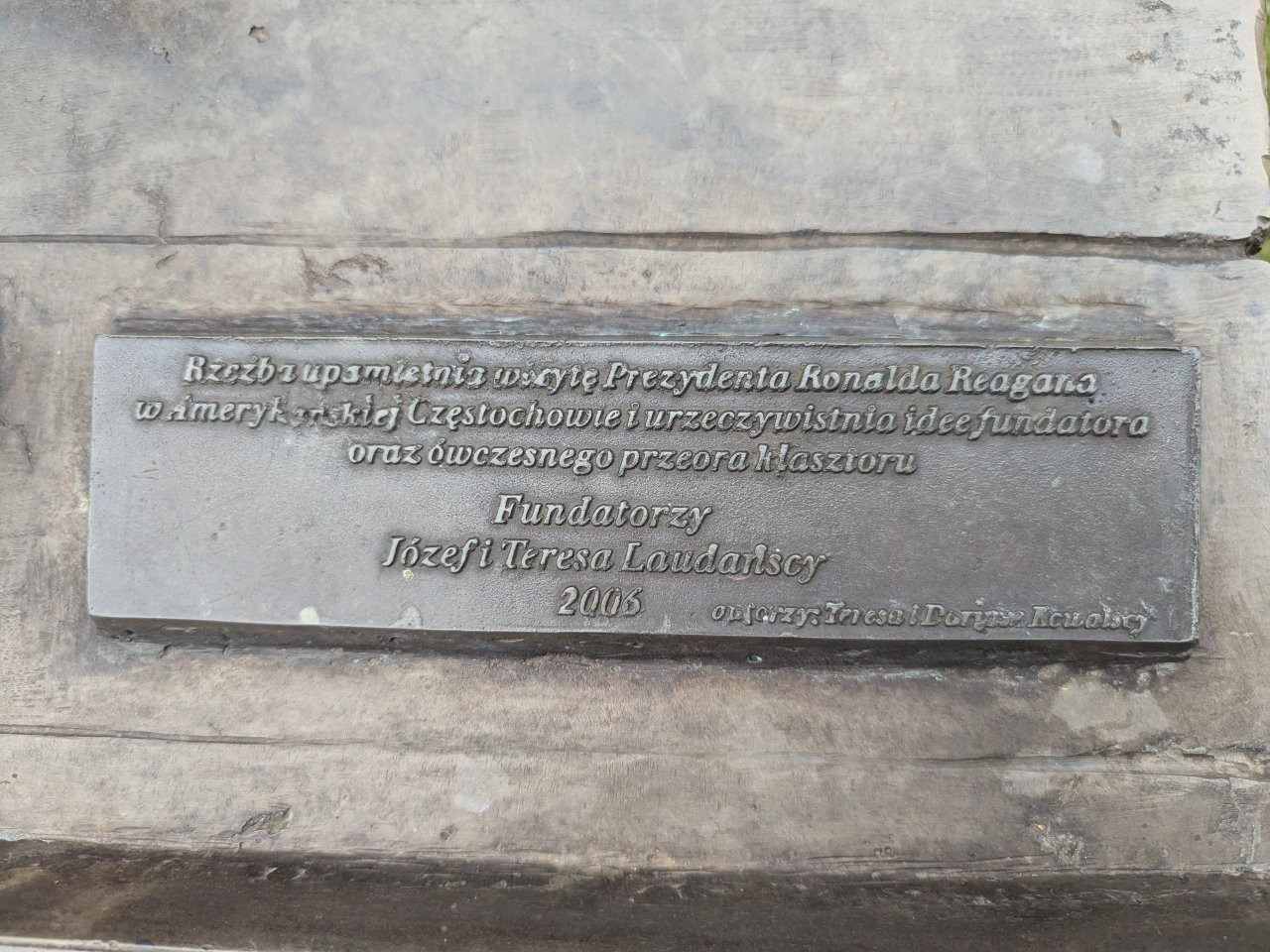 Ronald Reagan pancake monument