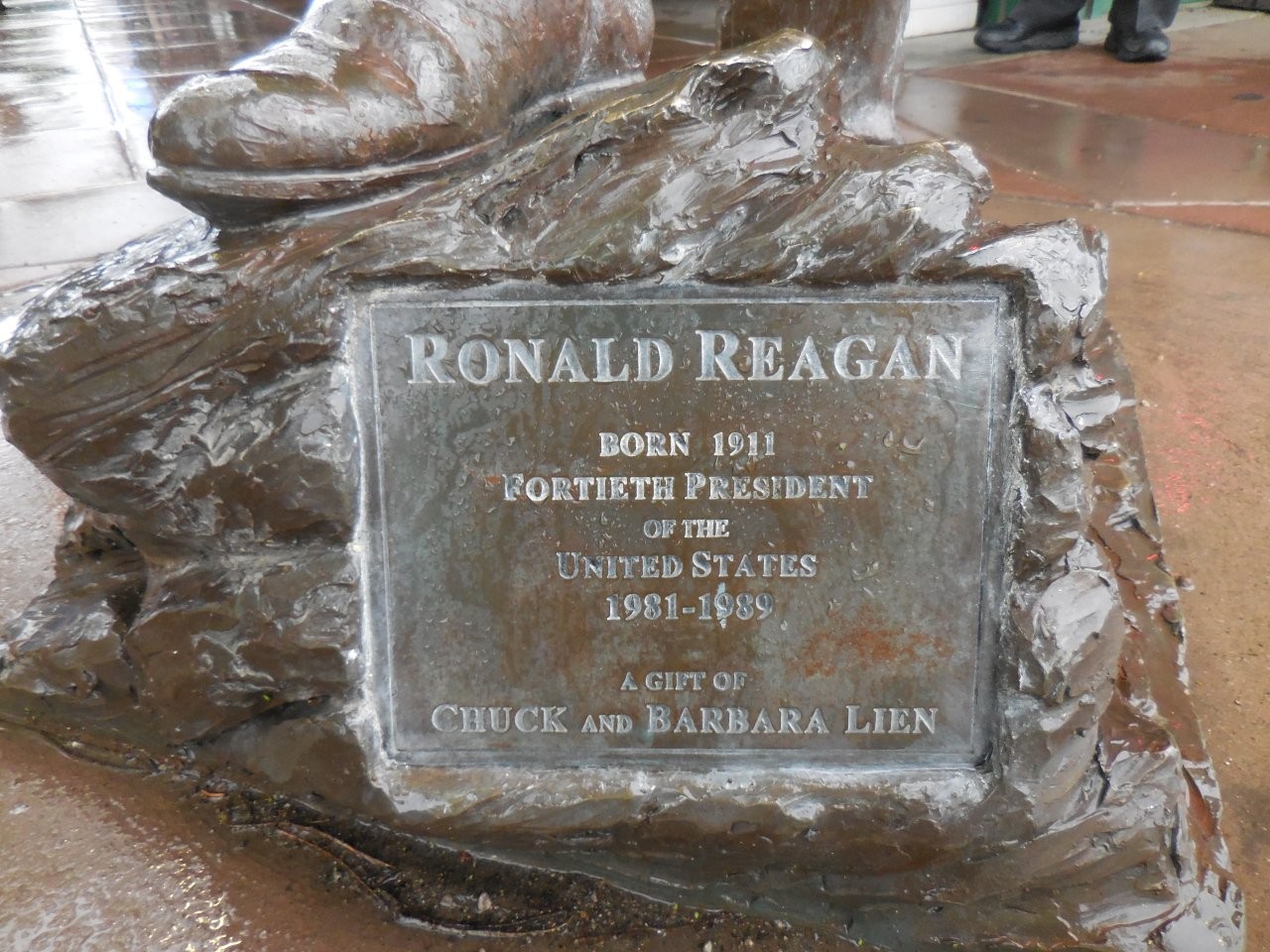 Ronald Reagan monument in Rapid City, South Dakota