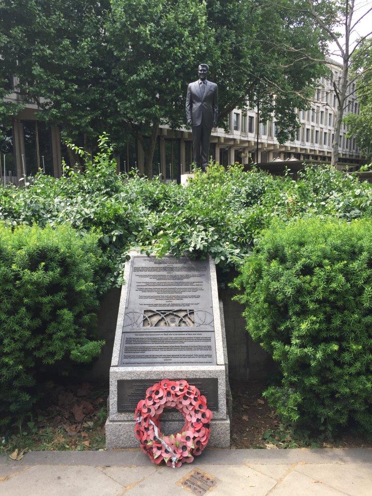 Ronald Reagan statue in London