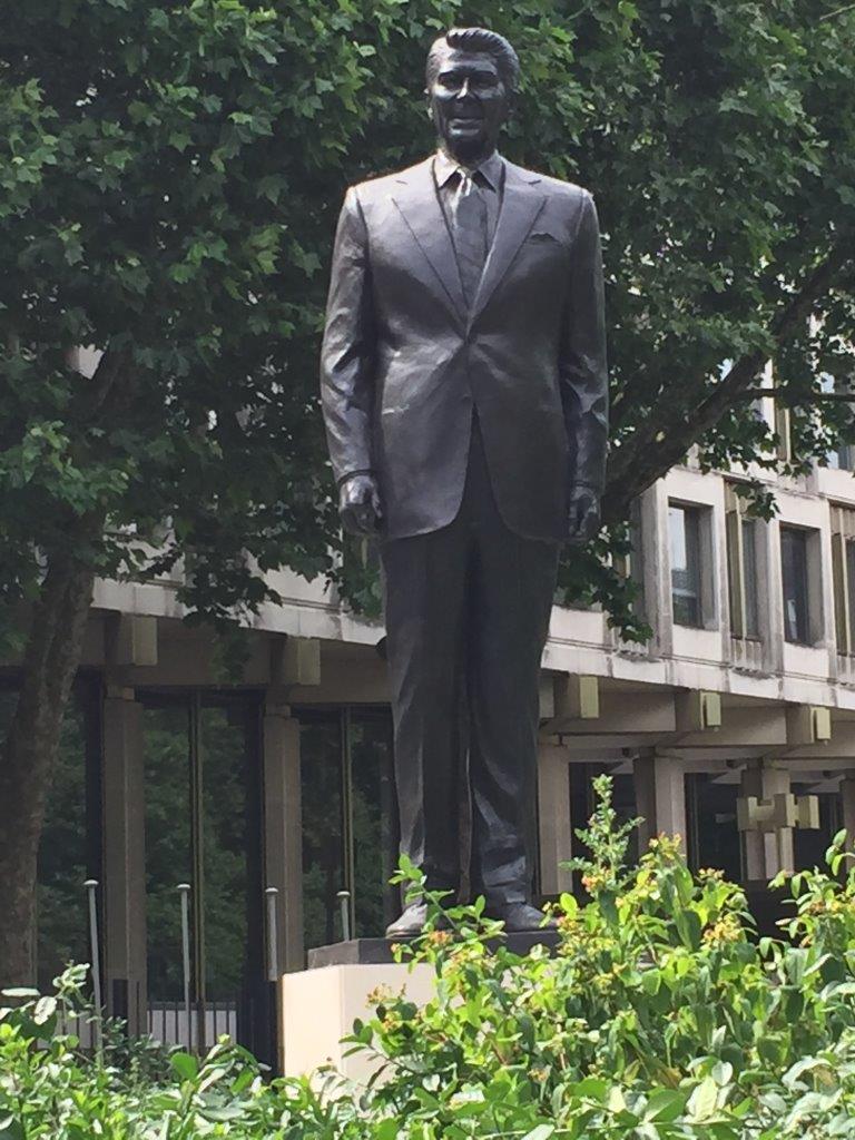 Ronald Reagan statue in London