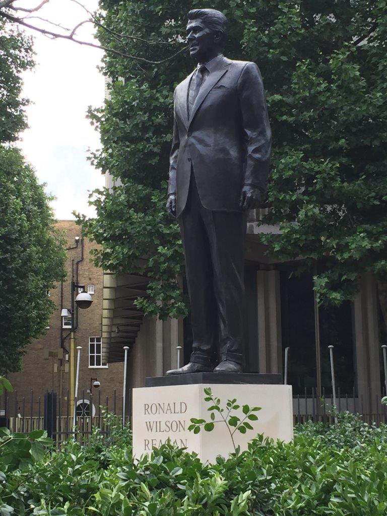 Ronald Reagan statue in London