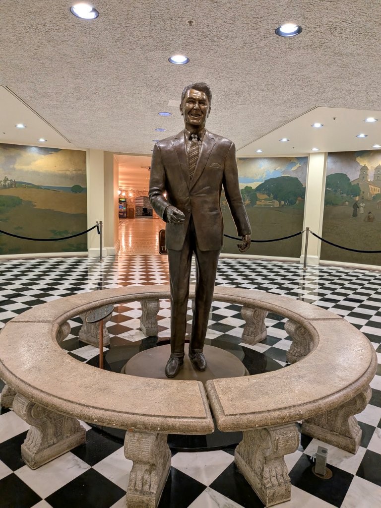 Ronald Reagan monument at the California Capitol