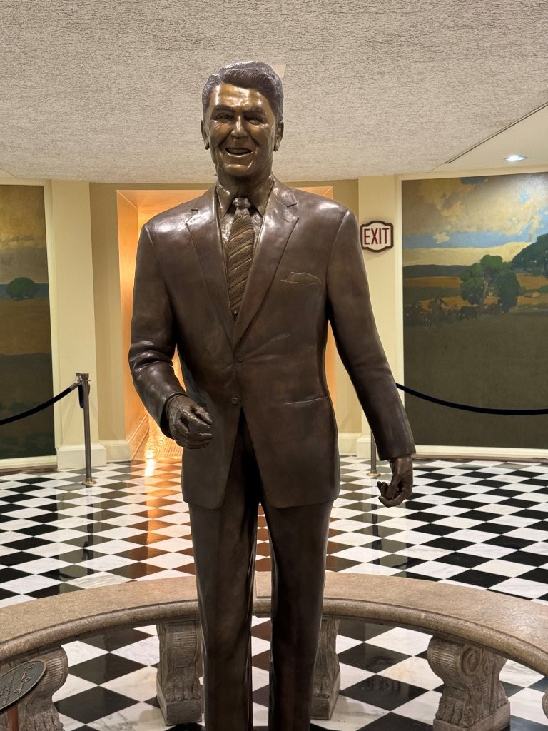 Ronald Reagan statue at the California Capitol in Sacramento