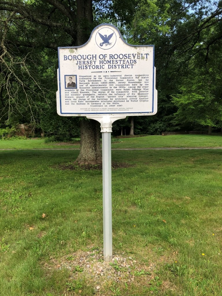 Franklin D. Roosevelt historical site in Roosevelt, New Jersey