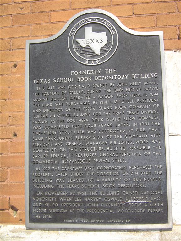 Texas School Book Depository monument