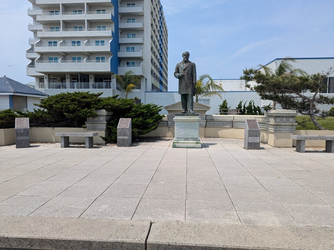 James Garfield Statue in Long Branch, New Jersey