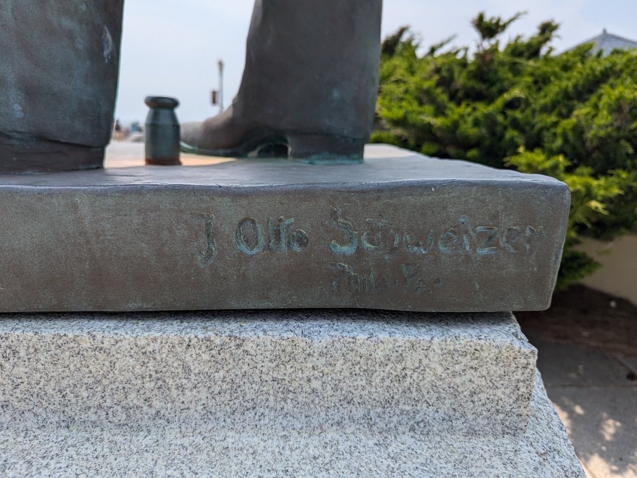 James Garfield Statue in Long Branch, New Jersey