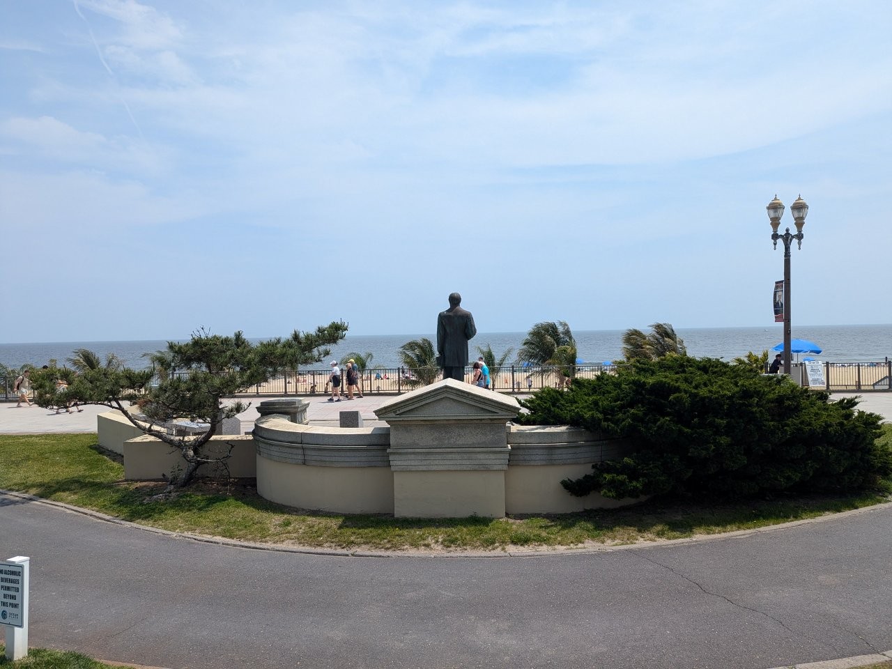 James Garfield Statue in Long Branch, New Jersey