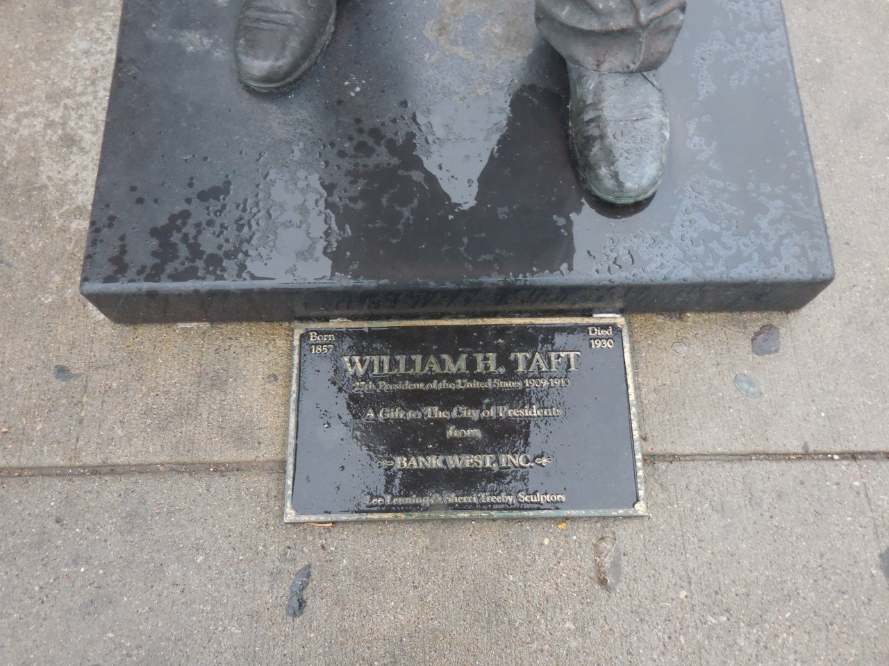 William Howard Taft statue in Rapid City, South Dakota