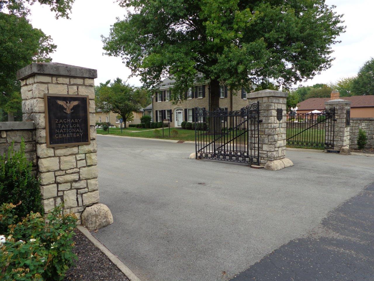 Zachary Taylor National Cemetery entrance