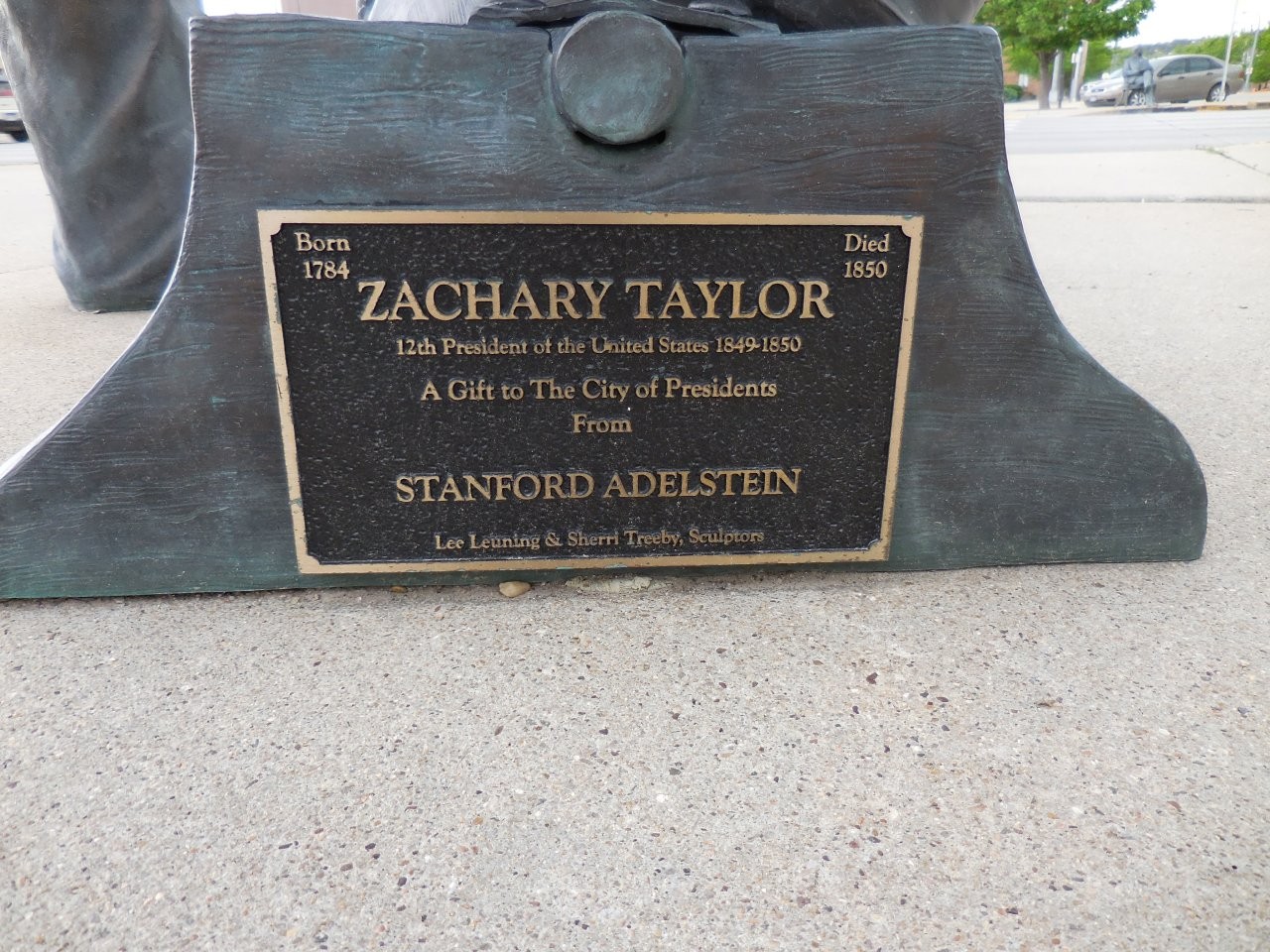 Zachary Taylor statue in Rapid City, South Dakota